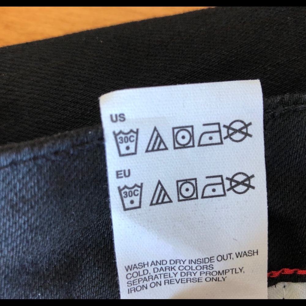 Tommy Hilfiger Relax Fit Black Boot Cut Jeans sz 8 - Picture 6 of 7